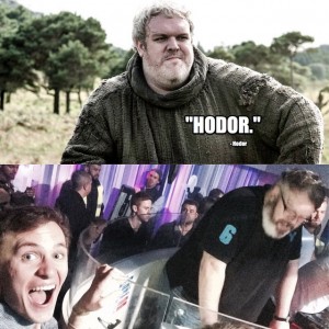 DJ Kristian Nairn, a.k.a. Hodor from Game of Thrones, performing at an Oxford nightclub