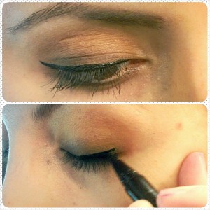 Step five: finish up with Stilla Eyeliner and Givenchy mascara and Voila!