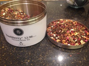 A flavored, low-caffeine, tea such as Youthberry might also make a delicious choice for caffeine-sensitive tea drinkers. 