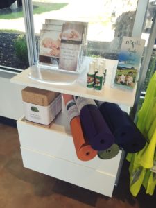 Yoga mats, cork blocks and other yoga accessories at Dynamic Body.
